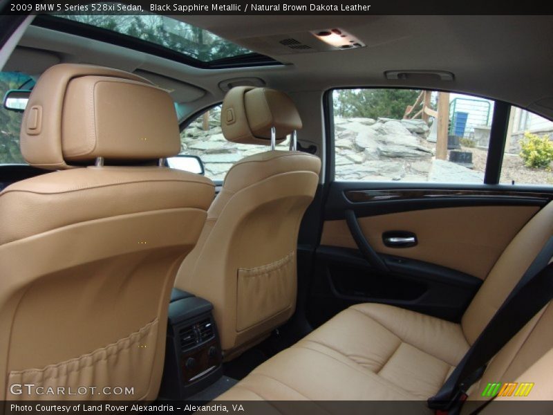  2009 5 Series 528xi Sedan Natural Brown Dakota Leather Interior