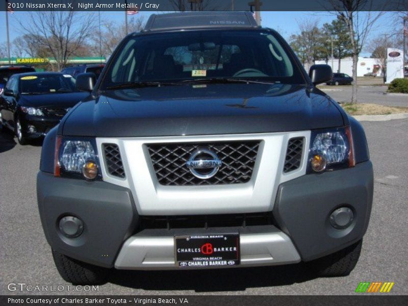Night Armor Metallic / Gray 2010 Nissan Xterra X