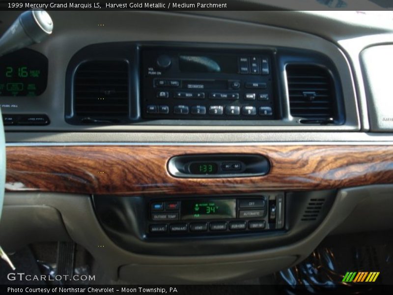 Harvest Gold Metallic / Medium Parchment 1999 Mercury Grand Marquis LS
