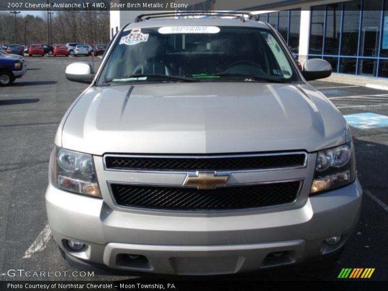 Silver Birch Metallic / Ebony 2007 Chevrolet Avalanche LT 4WD