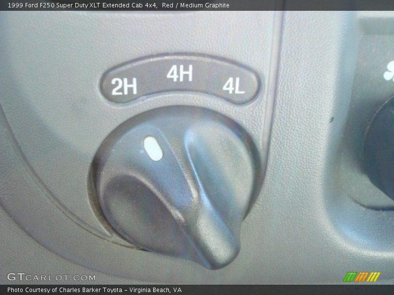 Red / Medium Graphite 1999 Ford F250 Super Duty XLT Extended Cab 4x4