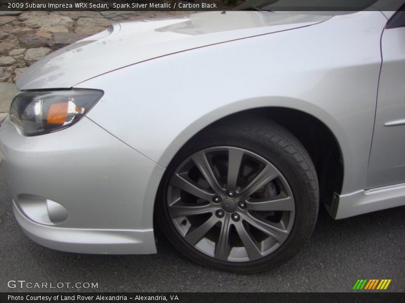 Spark Silver Metallic / Carbon Black 2009 Subaru Impreza WRX Sedan
