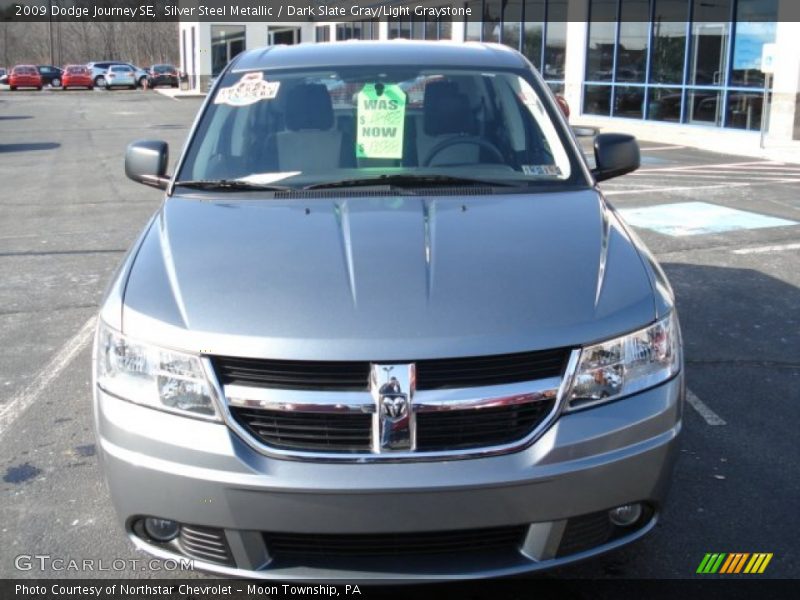 Silver Steel Metallic / Dark Slate Gray/Light Graystone 2009 Dodge Journey SE