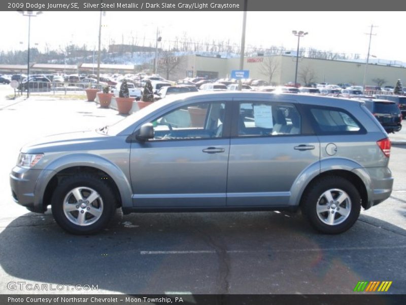 Silver Steel Metallic / Dark Slate Gray/Light Graystone 2009 Dodge Journey SE