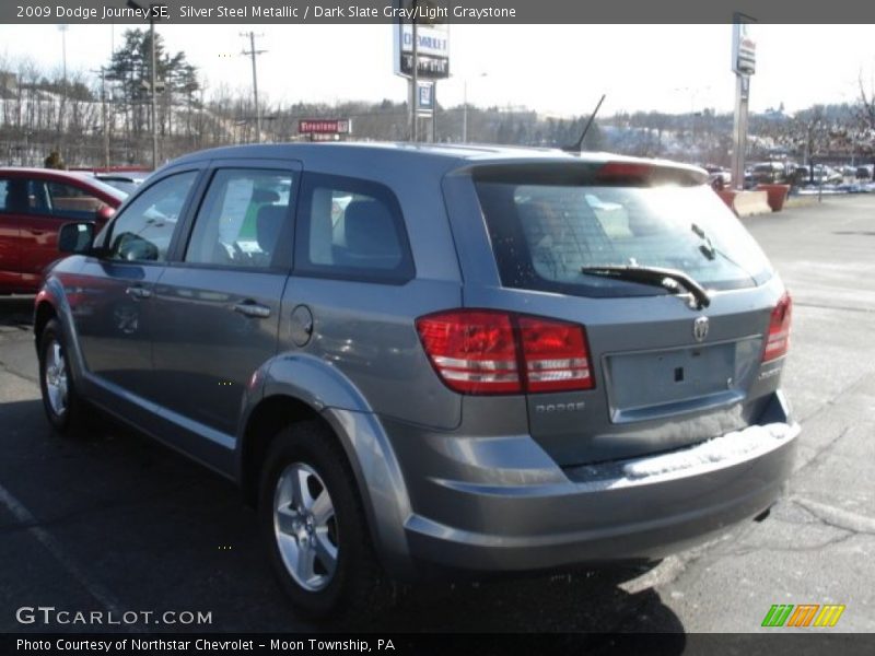 Silver Steel Metallic / Dark Slate Gray/Light Graystone 2009 Dodge Journey SE