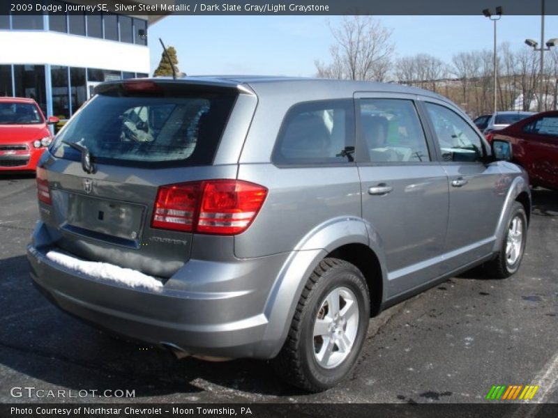 Silver Steel Metallic / Dark Slate Gray/Light Graystone 2009 Dodge Journey SE