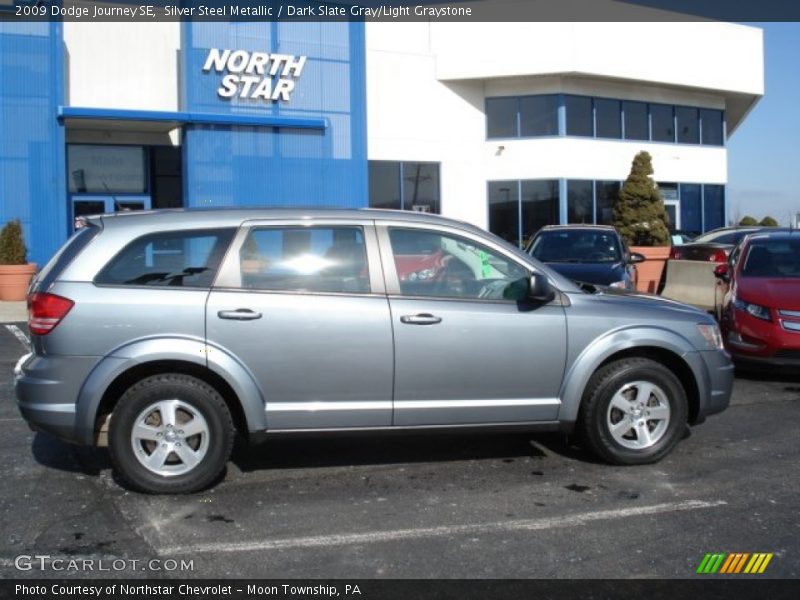 Silver Steel Metallic / Dark Slate Gray/Light Graystone 2009 Dodge Journey SE