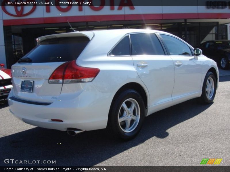 Blizzard Pearl / Ivory 2009 Toyota Venza V6 AWD