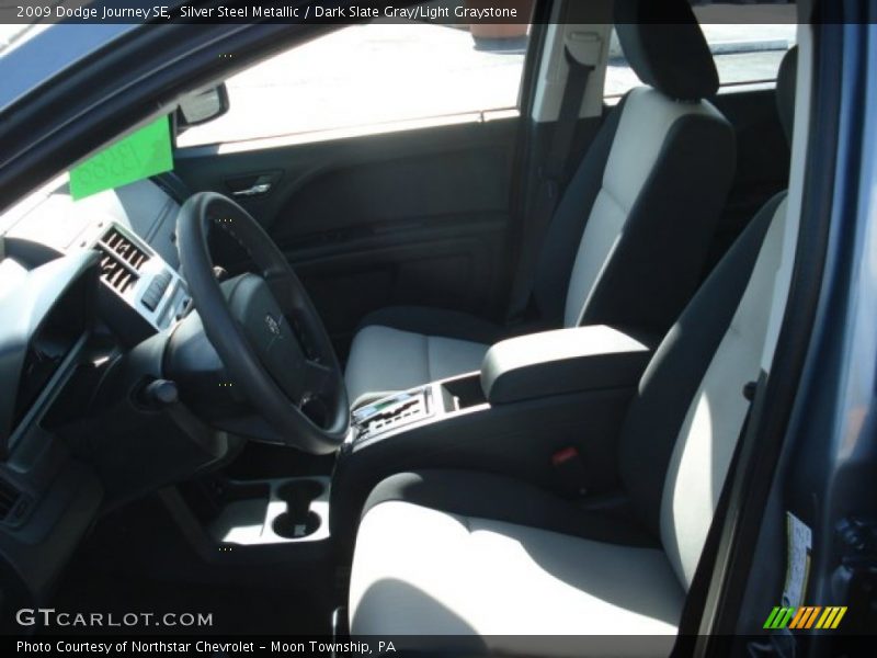 Silver Steel Metallic / Dark Slate Gray/Light Graystone 2009 Dodge Journey SE