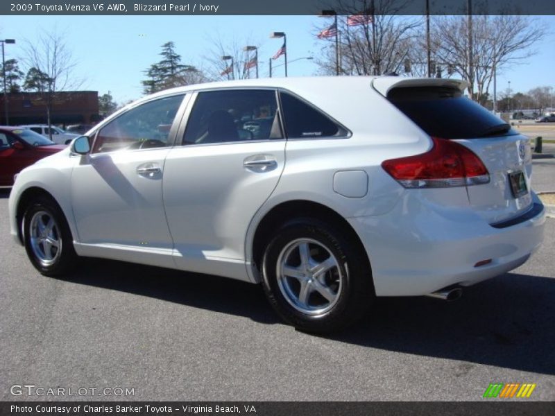 Blizzard Pearl / Ivory 2009 Toyota Venza V6 AWD