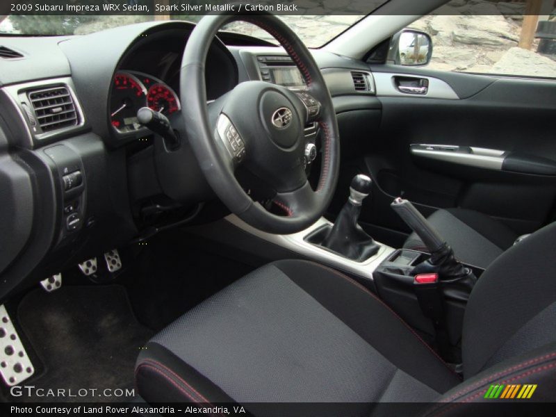 Spark Silver Metallic / Carbon Black 2009 Subaru Impreza WRX Sedan