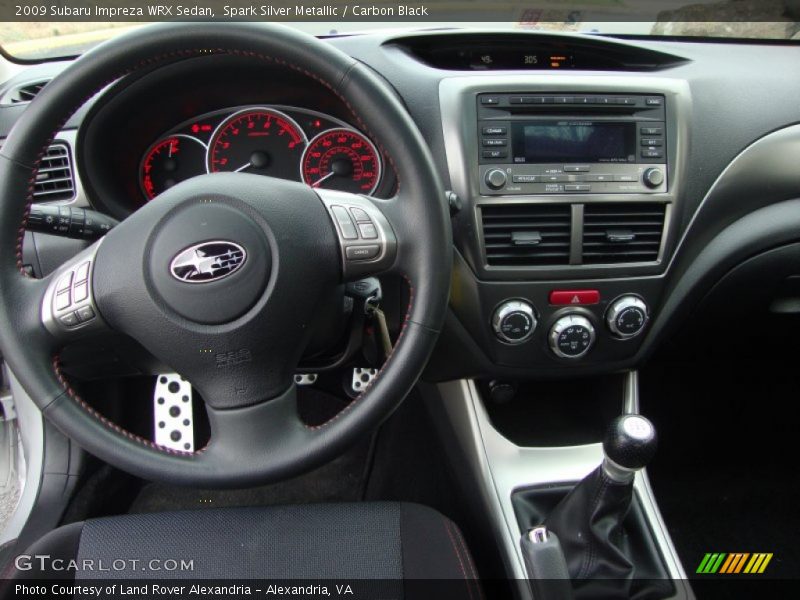 Spark Silver Metallic / Carbon Black 2009 Subaru Impreza WRX Sedan