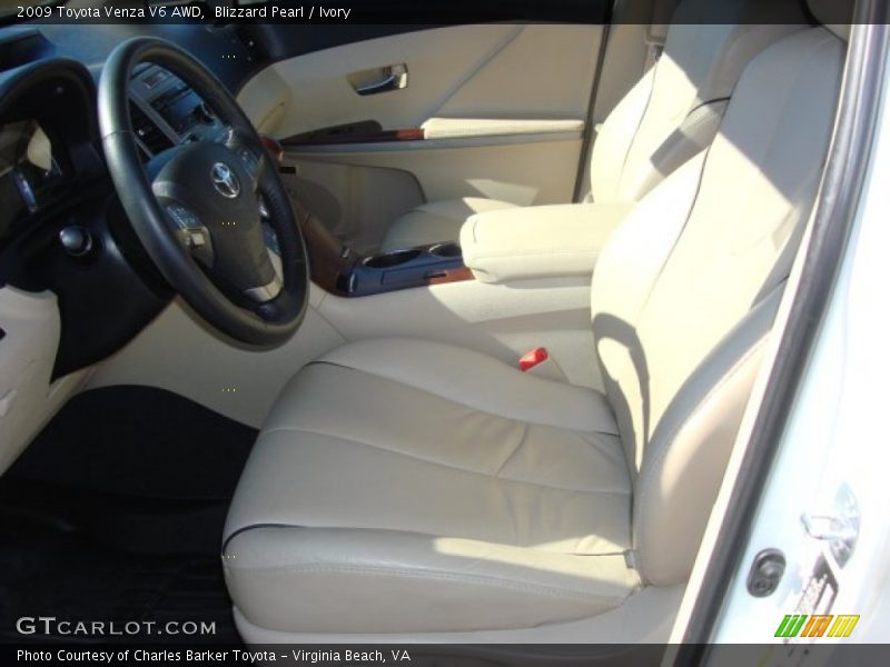 Blizzard Pearl / Ivory 2009 Toyota Venza V6 AWD