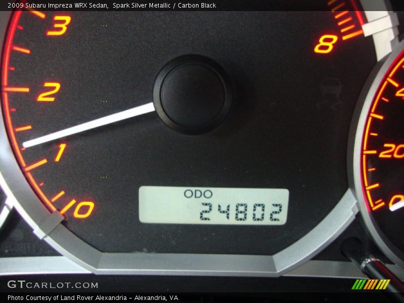 Spark Silver Metallic / Carbon Black 2009 Subaru Impreza WRX Sedan