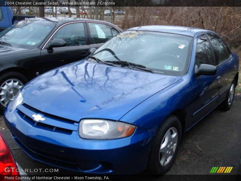 Arrival Blue Metallic / Graphite 2004 Chevrolet Cavalier Sedan