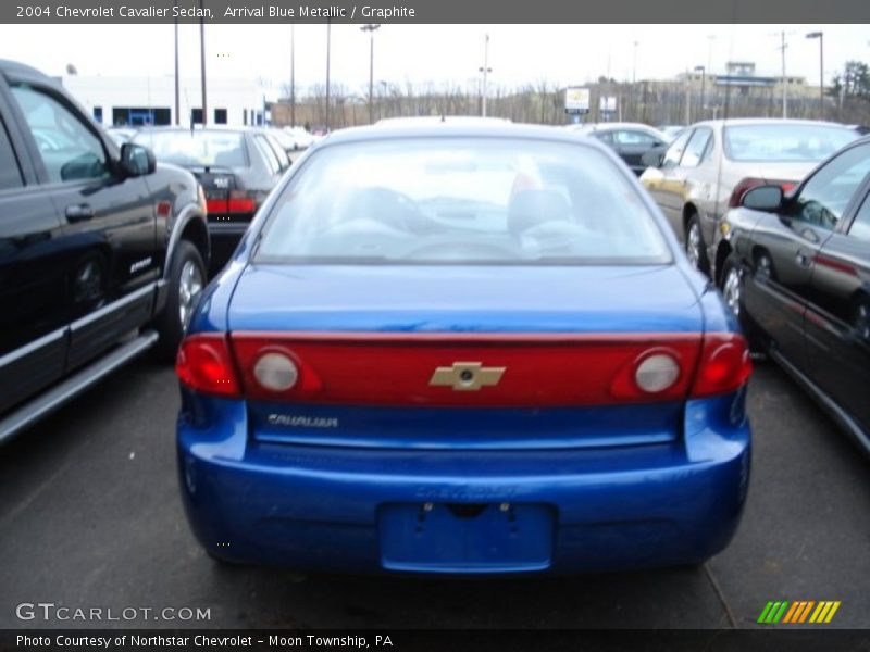 Arrival Blue Metallic / Graphite 2004 Chevrolet Cavalier Sedan