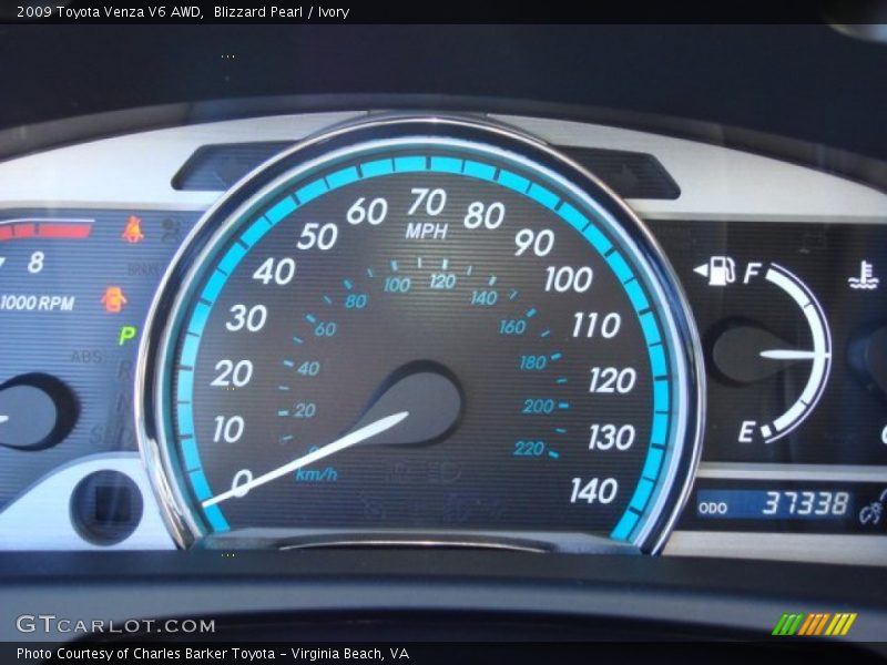 Blizzard Pearl / Ivory 2009 Toyota Venza V6 AWD