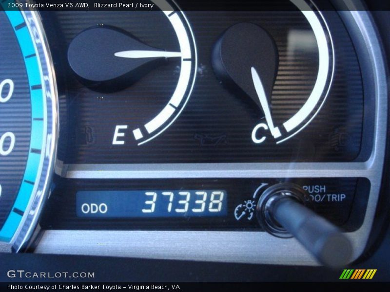 Blizzard Pearl / Ivory 2009 Toyota Venza V6 AWD