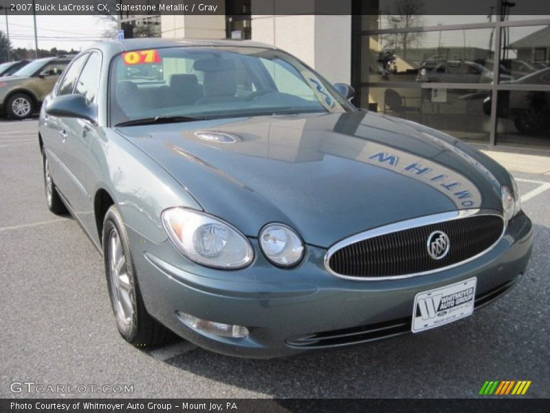 Slatestone Metallic / Gray 2007 Buick LaCrosse CX