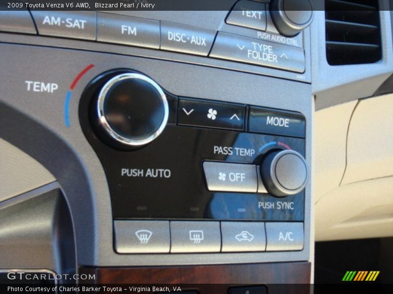 Blizzard Pearl / Ivory 2009 Toyota Venza V6 AWD