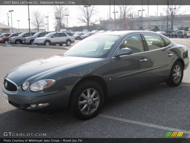 Slatestone Metallic / Gray 2007 Buick LaCrosse CX