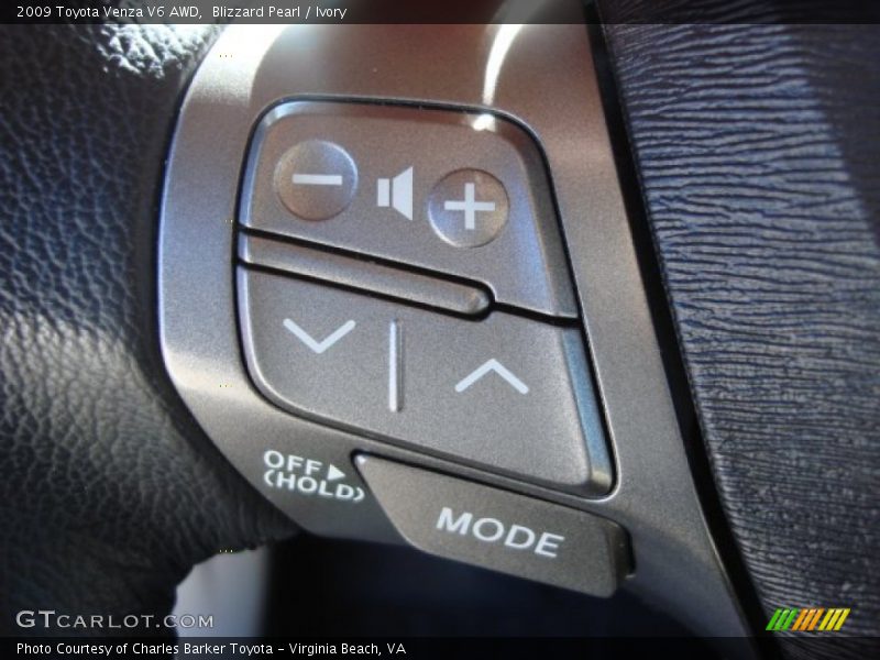 Blizzard Pearl / Ivory 2009 Toyota Venza V6 AWD