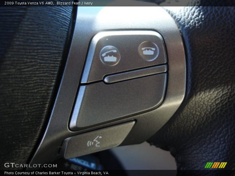 Blizzard Pearl / Ivory 2009 Toyota Venza V6 AWD