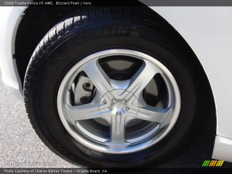 Blizzard Pearl / Ivory 2009 Toyota Venza V6 AWD