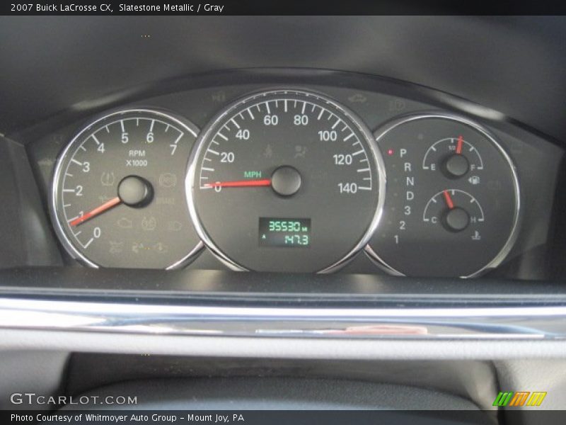 Slatestone Metallic / Gray 2007 Buick LaCrosse CX