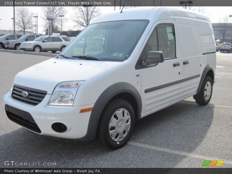 Frozen White / Dark Grey 2012 Ford Transit Connect XLT Van