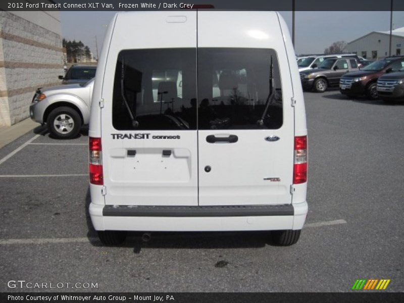 Frozen White / Dark Grey 2012 Ford Transit Connect XLT Van