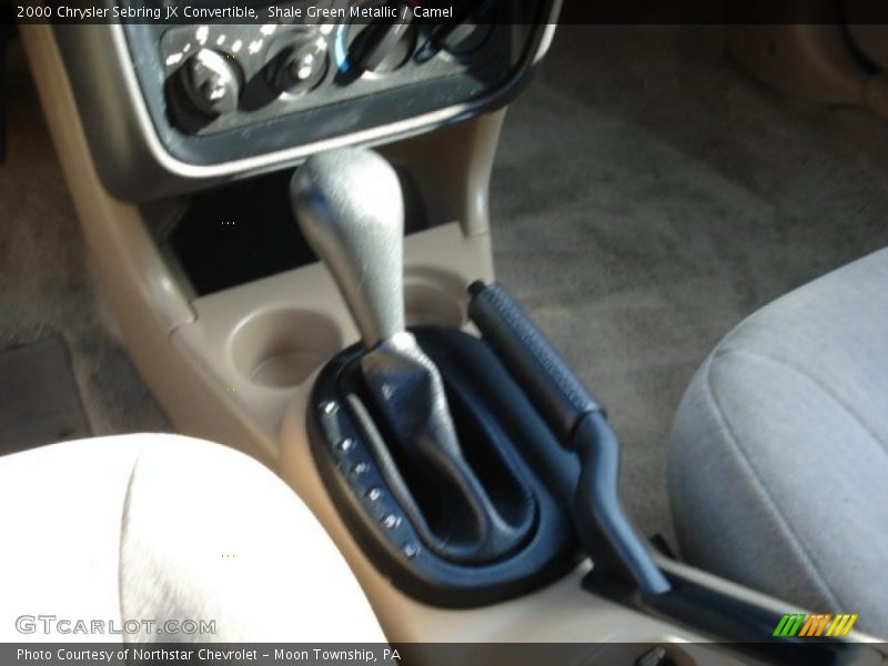 Shale Green Metallic / Camel 2000 Chrysler Sebring JX Convertible