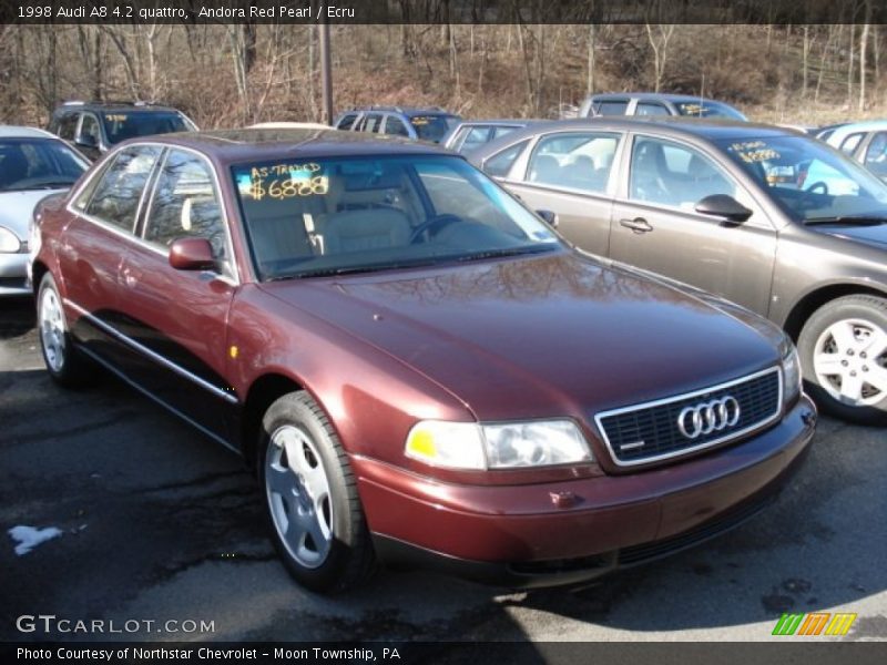 Front 3/4 View of 1998 A8 4.2 quattro