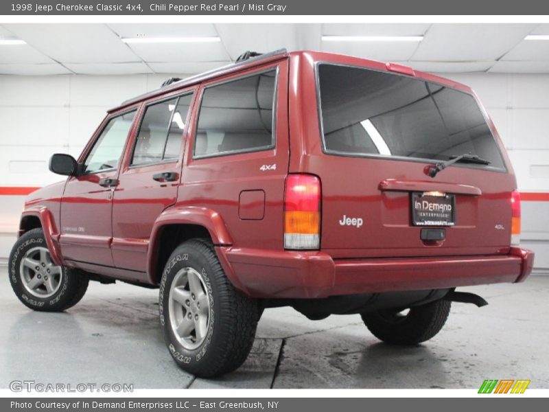 Chili Pepper Red Pearl / Mist Gray 1998 Jeep Cherokee Classic 4x4