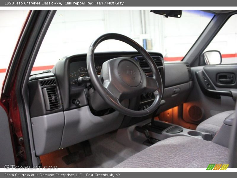 Chili Pepper Red Pearl / Mist Gray 1998 Jeep Cherokee Classic 4x4