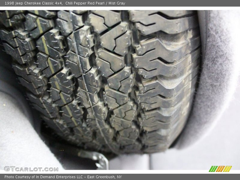 Chili Pepper Red Pearl / Mist Gray 1998 Jeep Cherokee Classic 4x4