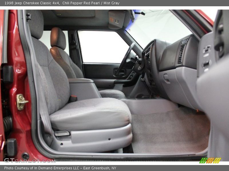 Chili Pepper Red Pearl / Mist Gray 1998 Jeep Cherokee Classic 4x4
