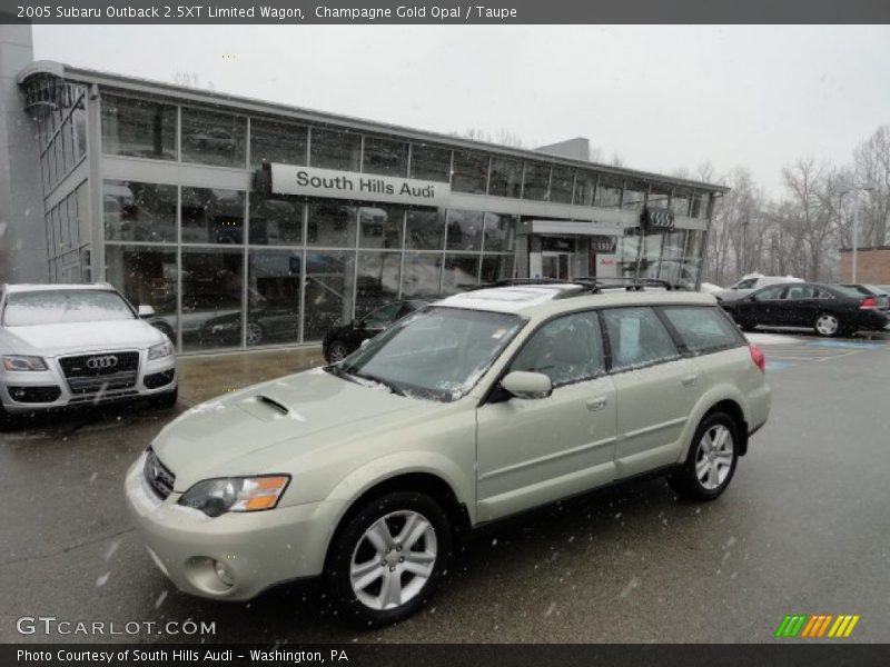 Champagne Gold Opal / Taupe 2005 Subaru Outback 2.5XT Limited Wagon