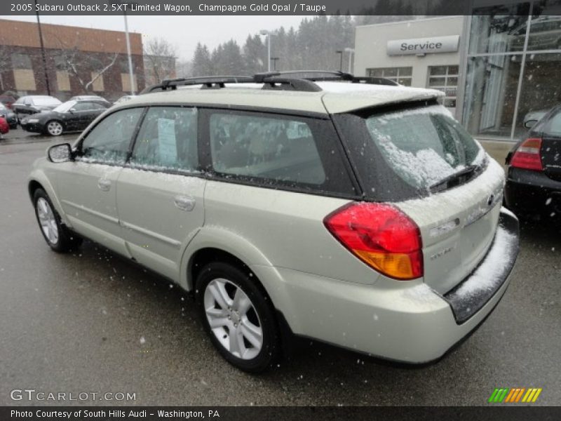 Champagne Gold Opal / Taupe 2005 Subaru Outback 2.5XT Limited Wagon