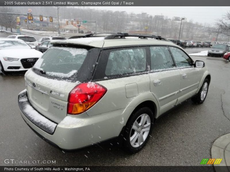 Champagne Gold Opal / Taupe 2005 Subaru Outback 2.5XT Limited Wagon