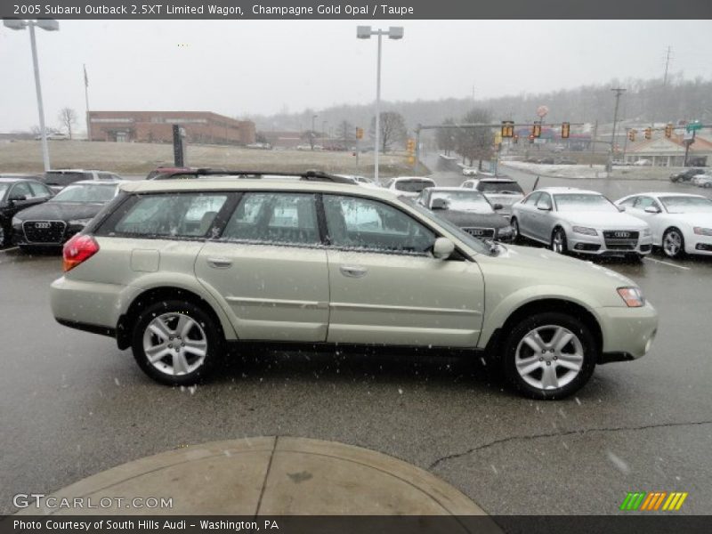 Champagne Gold Opal / Taupe 2005 Subaru Outback 2.5XT Limited Wagon