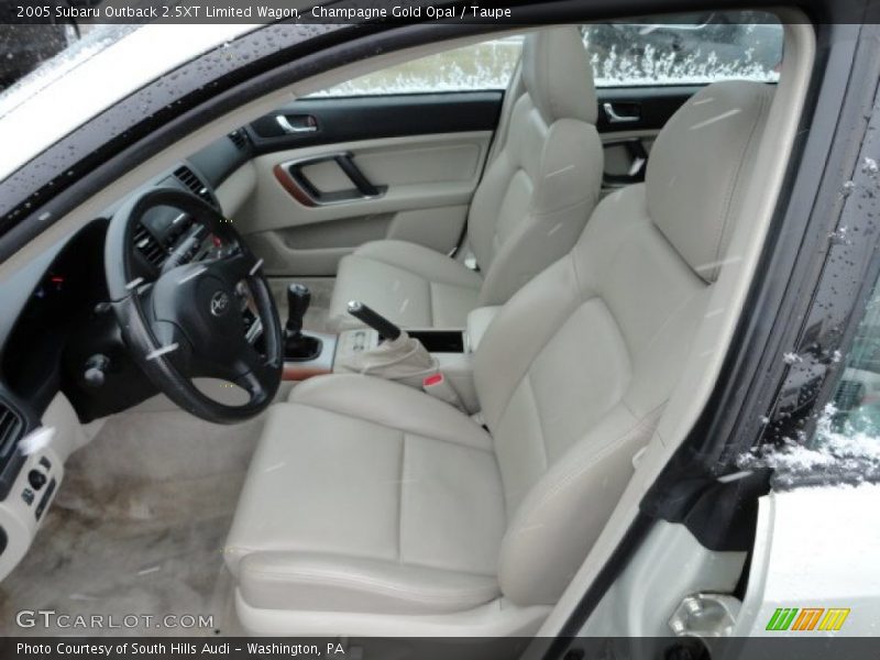  2005 Outback 2.5XT Limited Wagon Taupe Interior