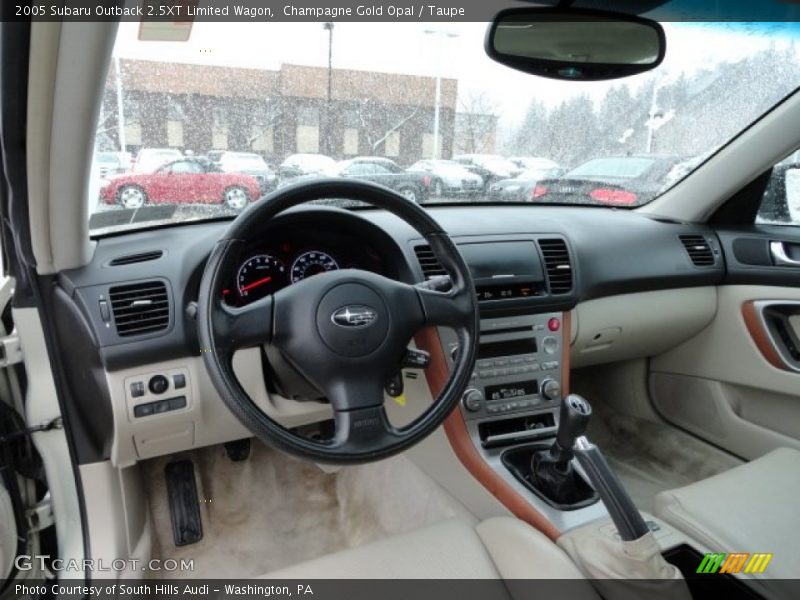 Taupe Interior - 2005 Outback 2.5XT Limited Wagon 