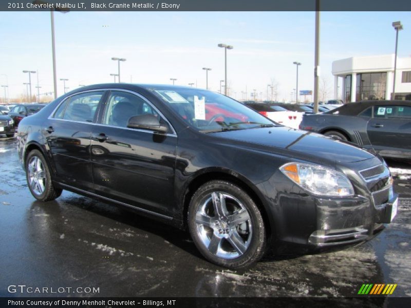 Black Granite Metallic / Ebony 2011 Chevrolet Malibu LT