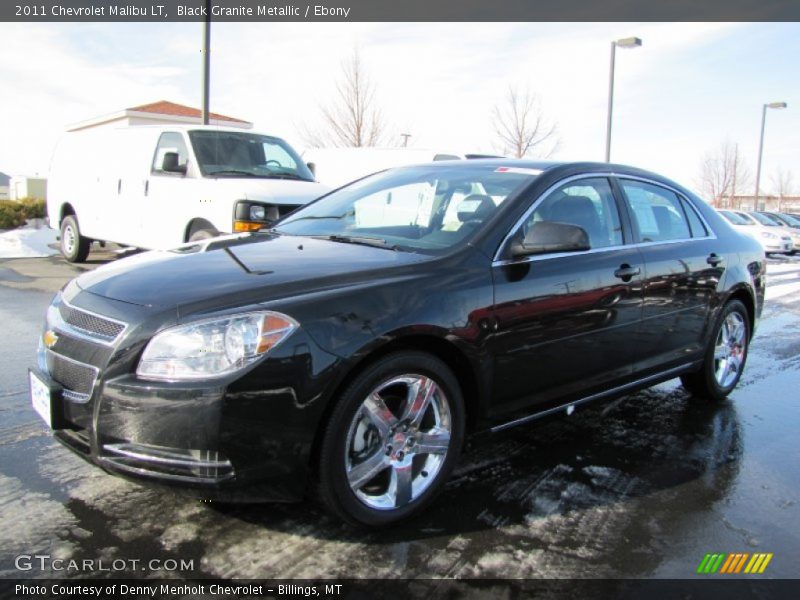 Black Granite Metallic / Ebony 2011 Chevrolet Malibu LT