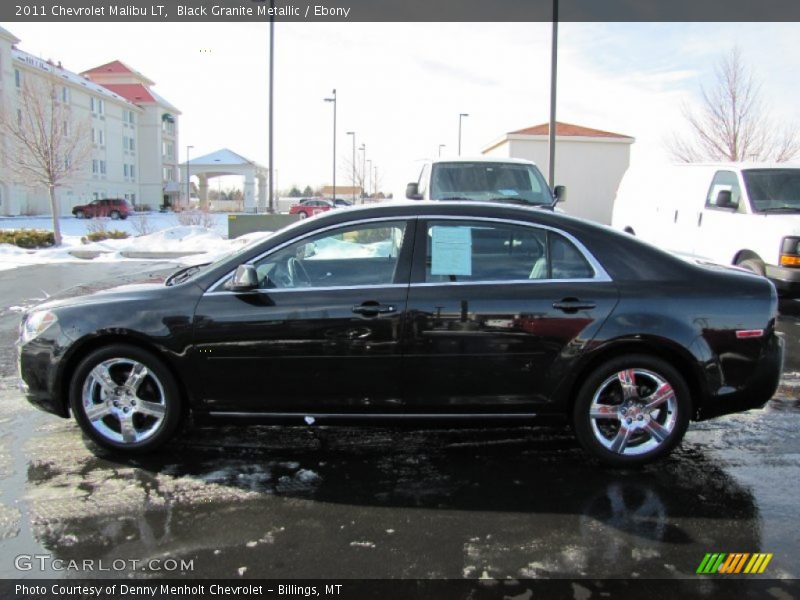 Black Granite Metallic / Ebony 2011 Chevrolet Malibu LT