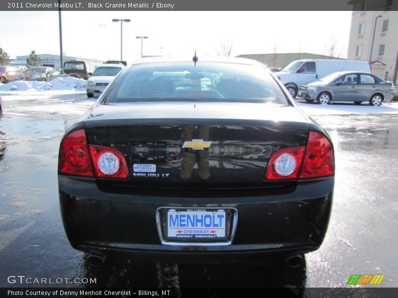 Black Granite Metallic / Ebony 2011 Chevrolet Malibu LT