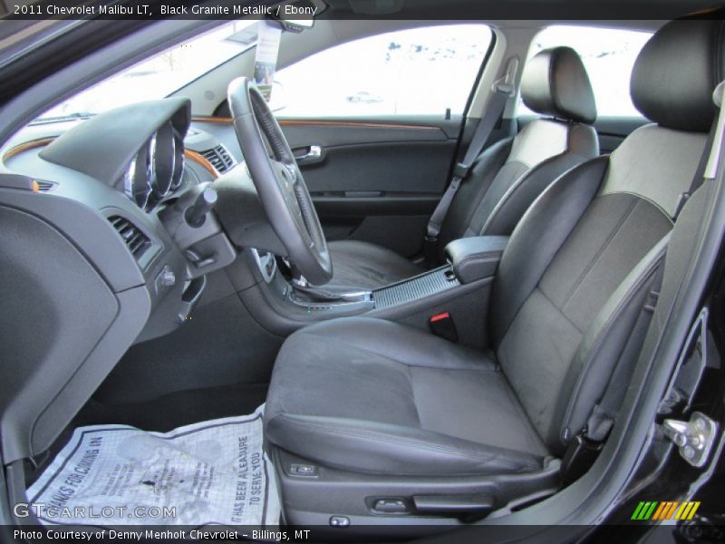 Black Granite Metallic / Ebony 2011 Chevrolet Malibu LT
