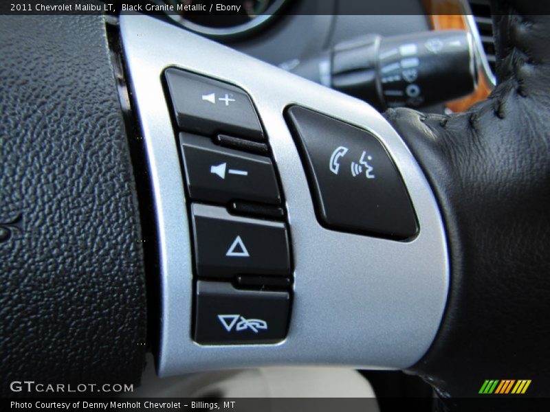 Black Granite Metallic / Ebony 2011 Chevrolet Malibu LT