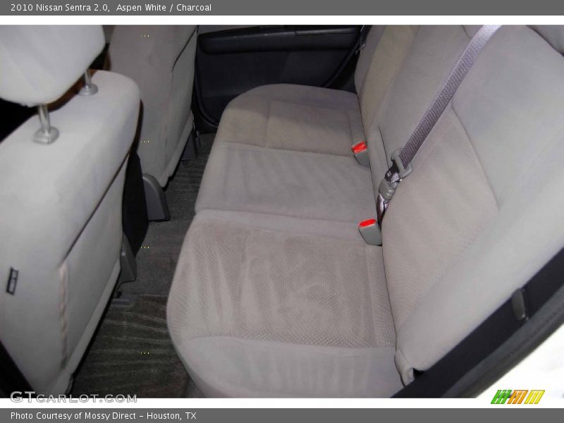 Aspen White / Charcoal 2010 Nissan Sentra 2.0